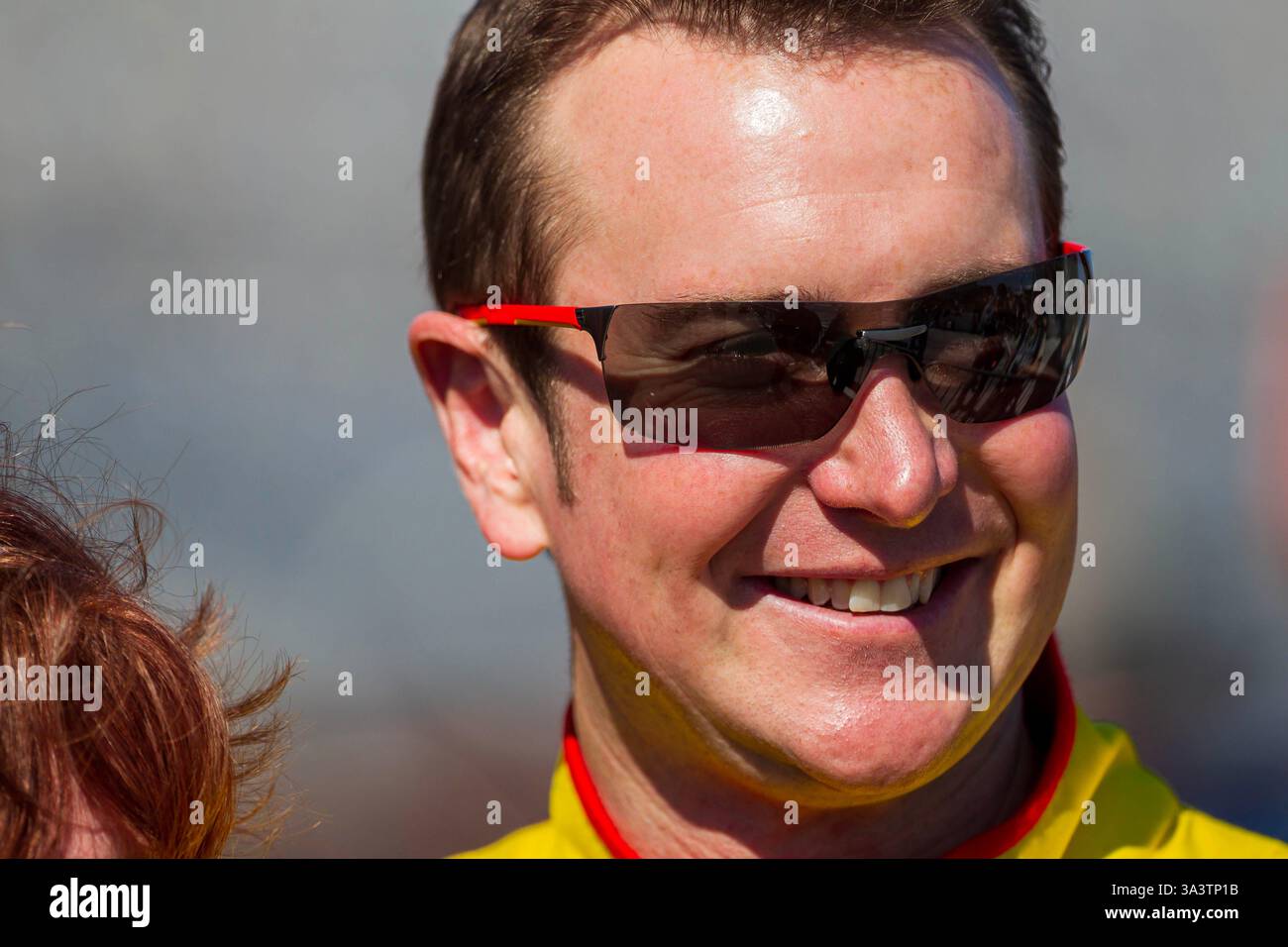 Daytona Beach, Floride, États-Unis. 13 février 2011. DAYTONA BEACH, FL - 13 février 2011 : Kurt Busch (22 ans) attend de se qualifier pour la course Daytona 500 au Daytona International Speedway à Daytona Beach, FL. (Crédit image : © Walter G. Arce Sr./ASP via ZUMA Press Wire) USAGE ÉDITORIAL SEULEMENT! Non destiné à UN USAGE commercial ! Banque D'Images