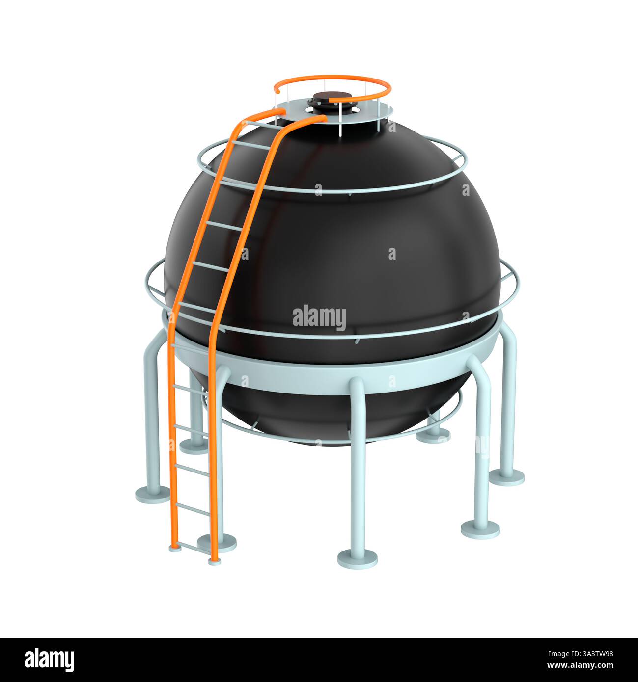 Réservoir Stockage Air 5L Horizontal Acier Inoxydable 304 - Compresseur Air 1.25 MPa