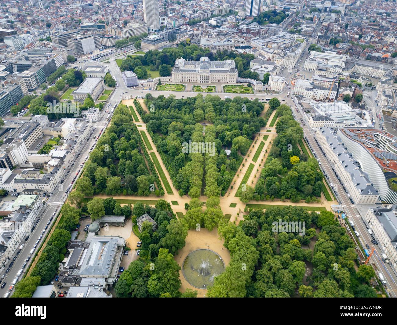 Palais Royal de Bruxelles, Bruxelles, Belgique Banque D'Images