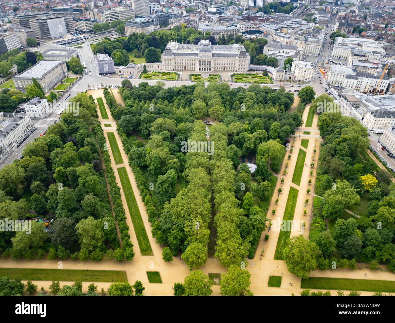 Palais Royal de Bruxelles, Bruxelles, Belgique Banque D'Images