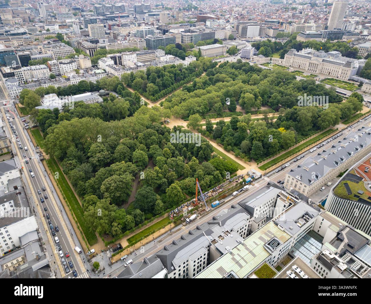 Palais Royal de Bruxelles, Bruxelles, Belgique Banque D'Images