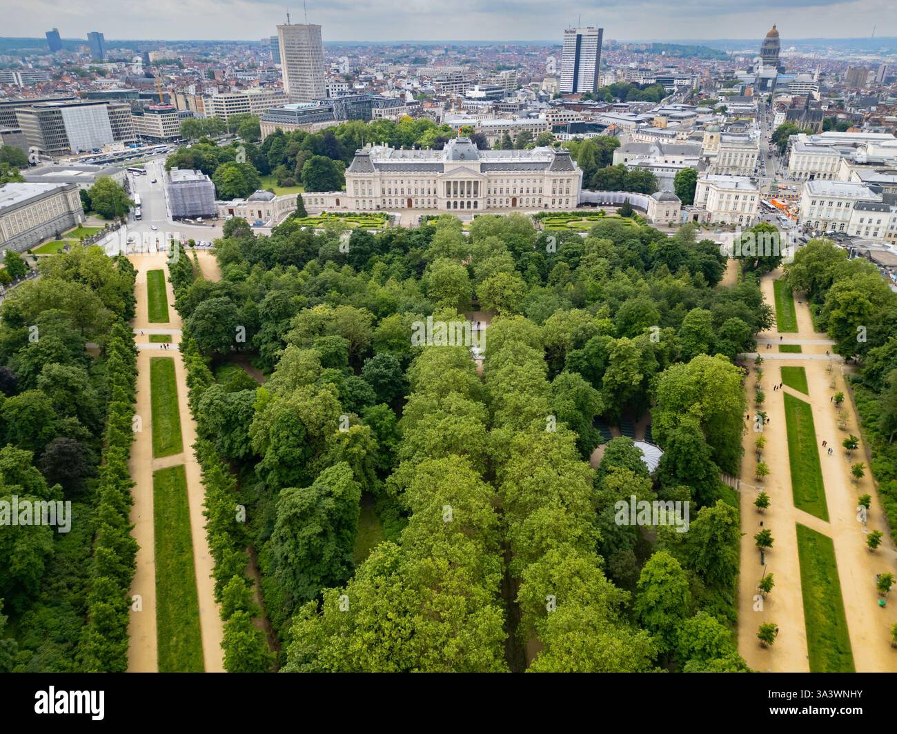 Palais Royal de Bruxelles, Bruxelles, Belgique Banque D'Images