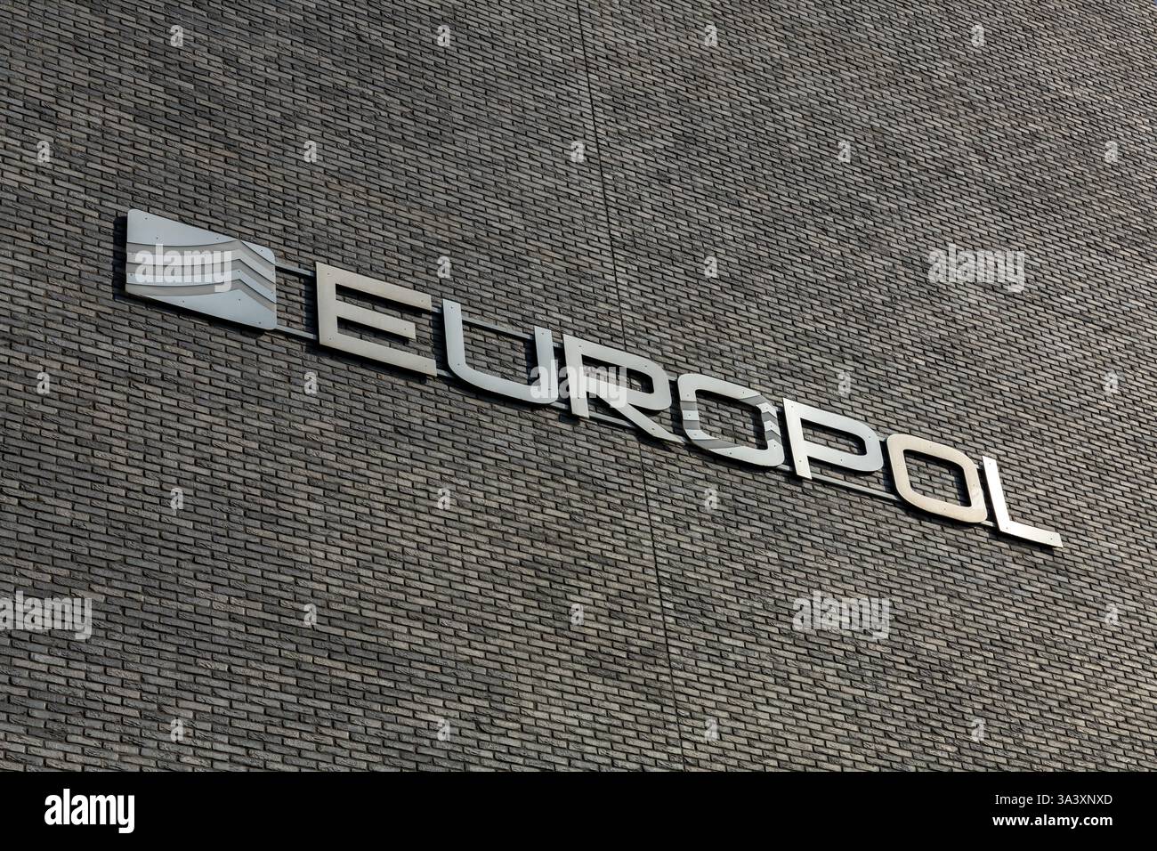 Logo Europol. Europol est une organisation multinationale d'enquête et le partenariat des forces de police de l'Union européenne. Banque D'Images