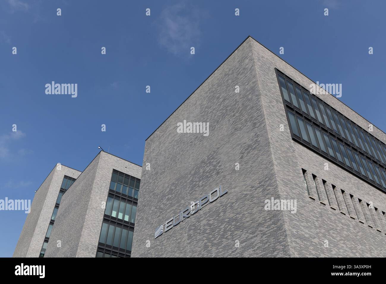 Bâtiment : Europol. Europol est une organisation multinationale d'enquête et le partenariat des forces de police de l'Union européenne. Banque D'Images