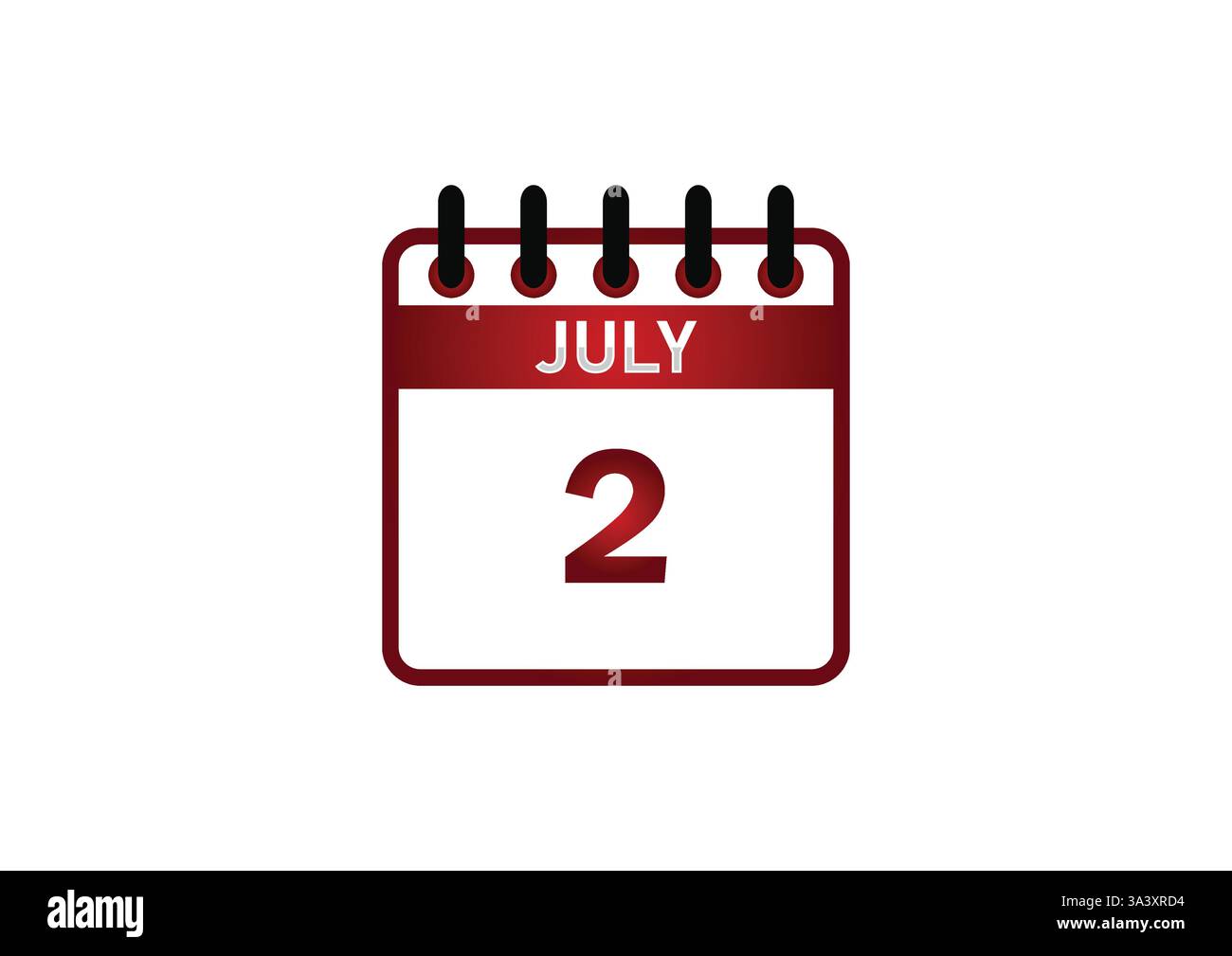 2 juillet calendrier Banque de photographies et d'images à haute résolution  - Alamy