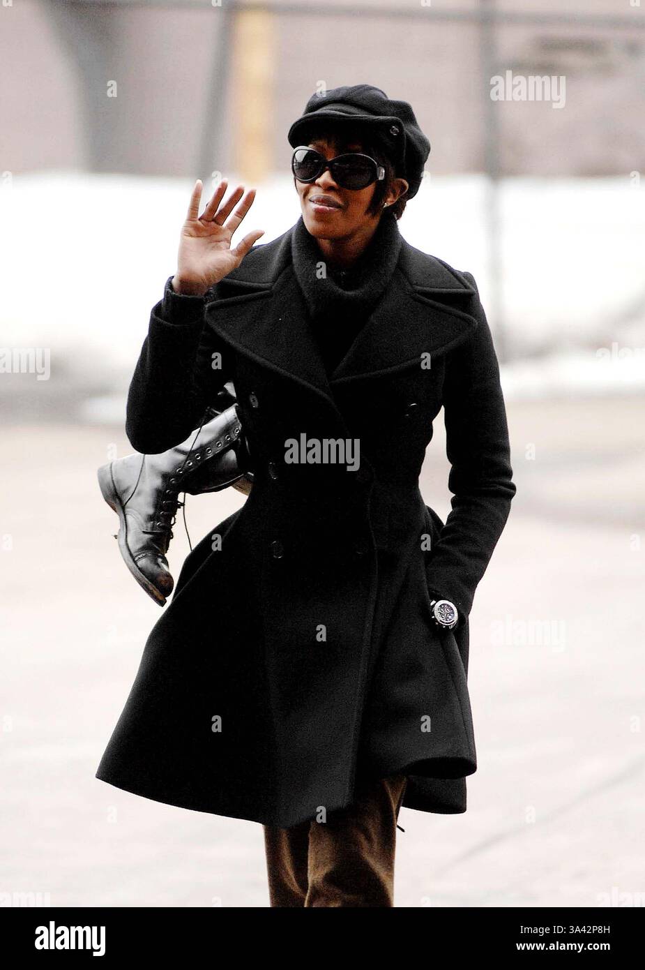 19 mars 2007 - New York, New York - Naomi Campbell quitte son service communautaire au NYC Sanitation Department à Manhattan le 19 mars 2007.. Andrea Renault K52215AR(crédit image : © Globe photos/ZUMAPRESS.com) Banque D'Images