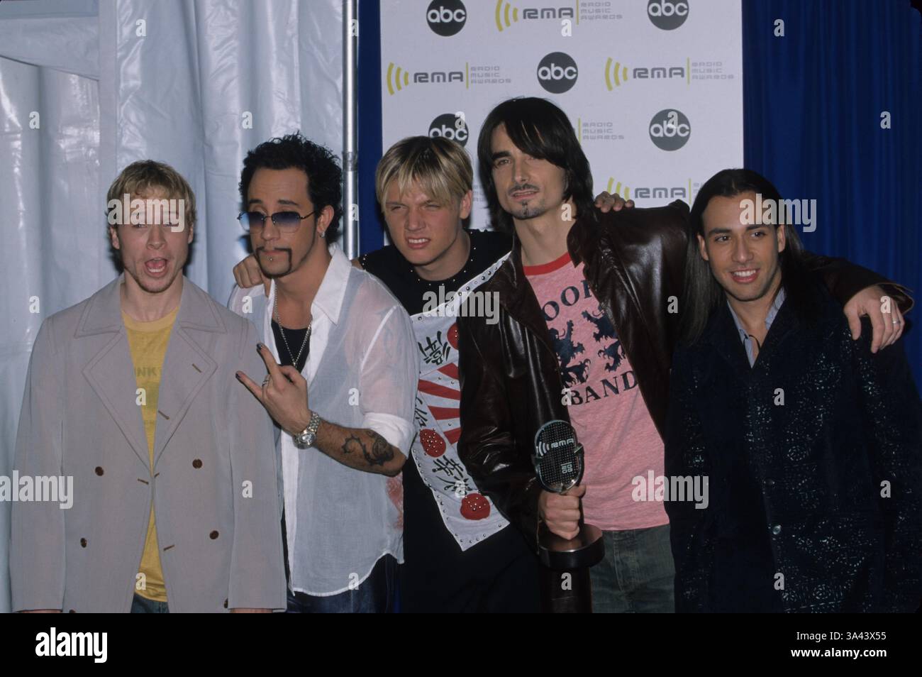 BACKSTREET BOYS.L 2000 Radio Music Awards à l'Aladdin Hotel de Las Vegas 2000.k20324fb.(Image Crédit : © Fitzroy Barrett/Globe Photos/ZUMAPRESS.com) Banque D'Images