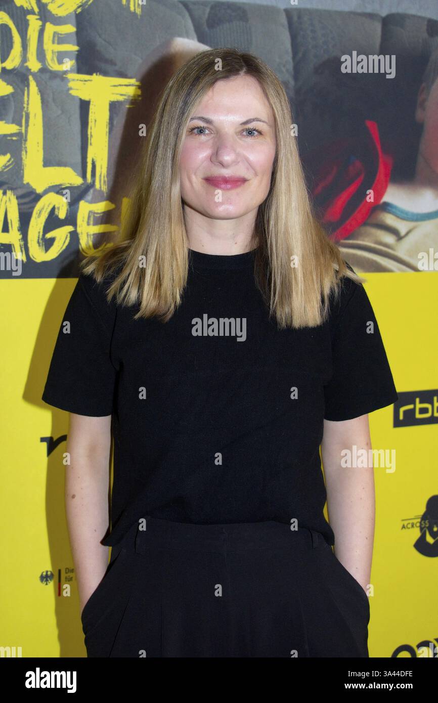 Constanze Klaue (réalisatrice), Punching the World With Your Fist, première au Delphi Filmpalast, Berlin, 17.03.2025 Banque D'Images