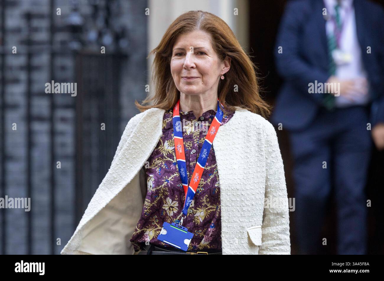 Londres, Royaume-Uni. 18 mars 2025. Lady Chapman, ministre d'État chargée du développement international, Amérique latine et Caraïbes, à la réunion du Cabinet. Crédit : Karl Black/Alamy Live News Banque D'Images