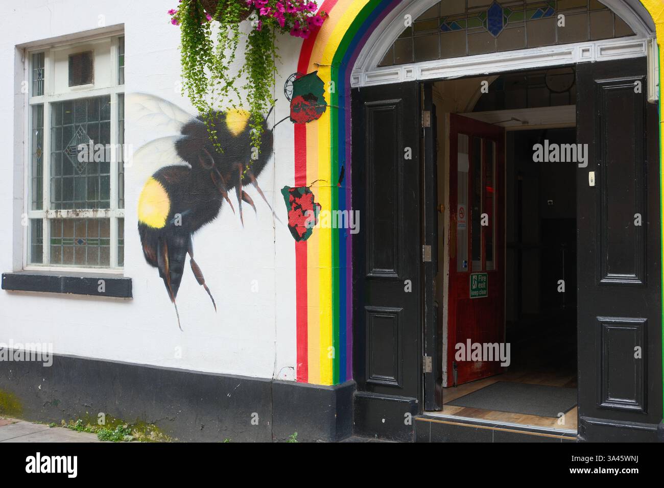 Street Art Manchester City Centre Banque D'Images