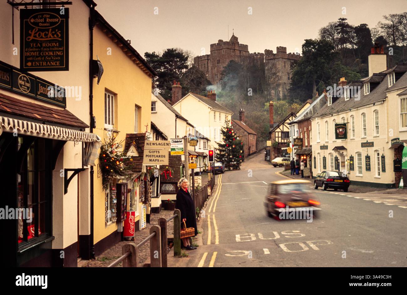 Dunster, Devon, Angleterre, 1996 Banque D'Images