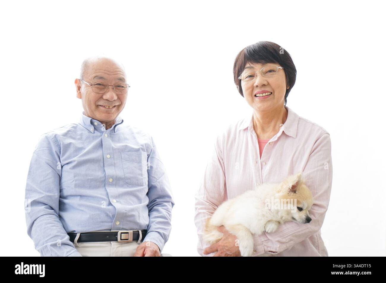 Senior couple relaxing at home Banque D'Images