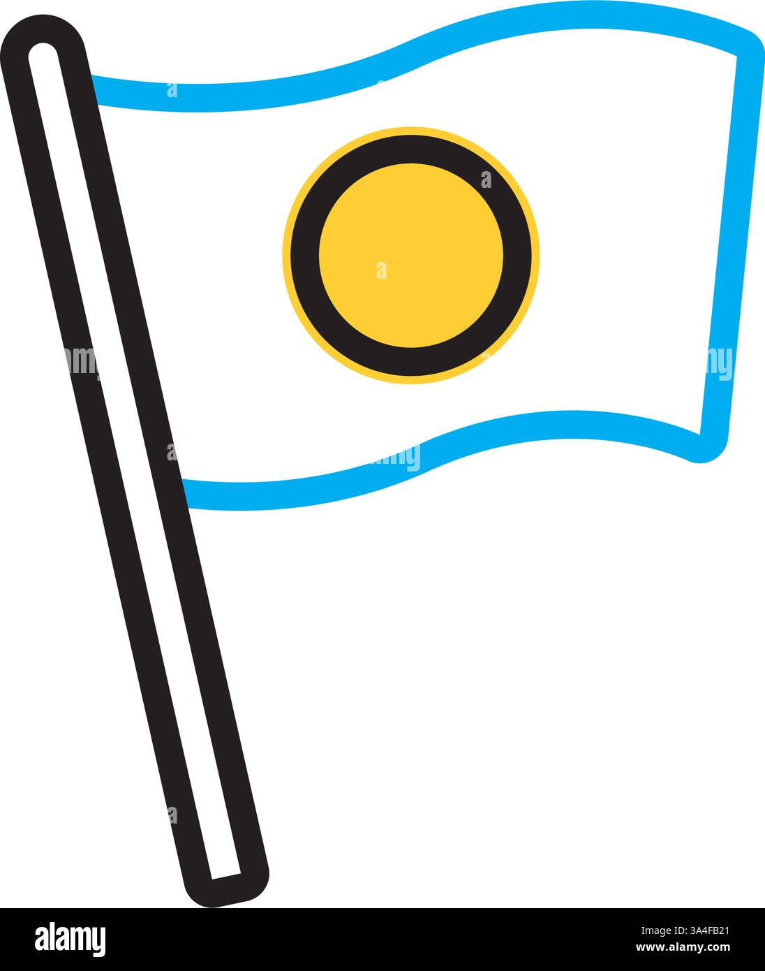 Icône pour national, vernaculaire Illustration de Vecteur