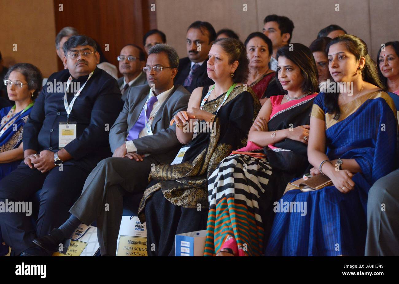 NEW DELHI, INDE –20 SEPTEMBRE : lauréats lors du India School Rankings Award à New Delhi. (Crédit image : © India Today/ZUMA Wire) Banque D'Images