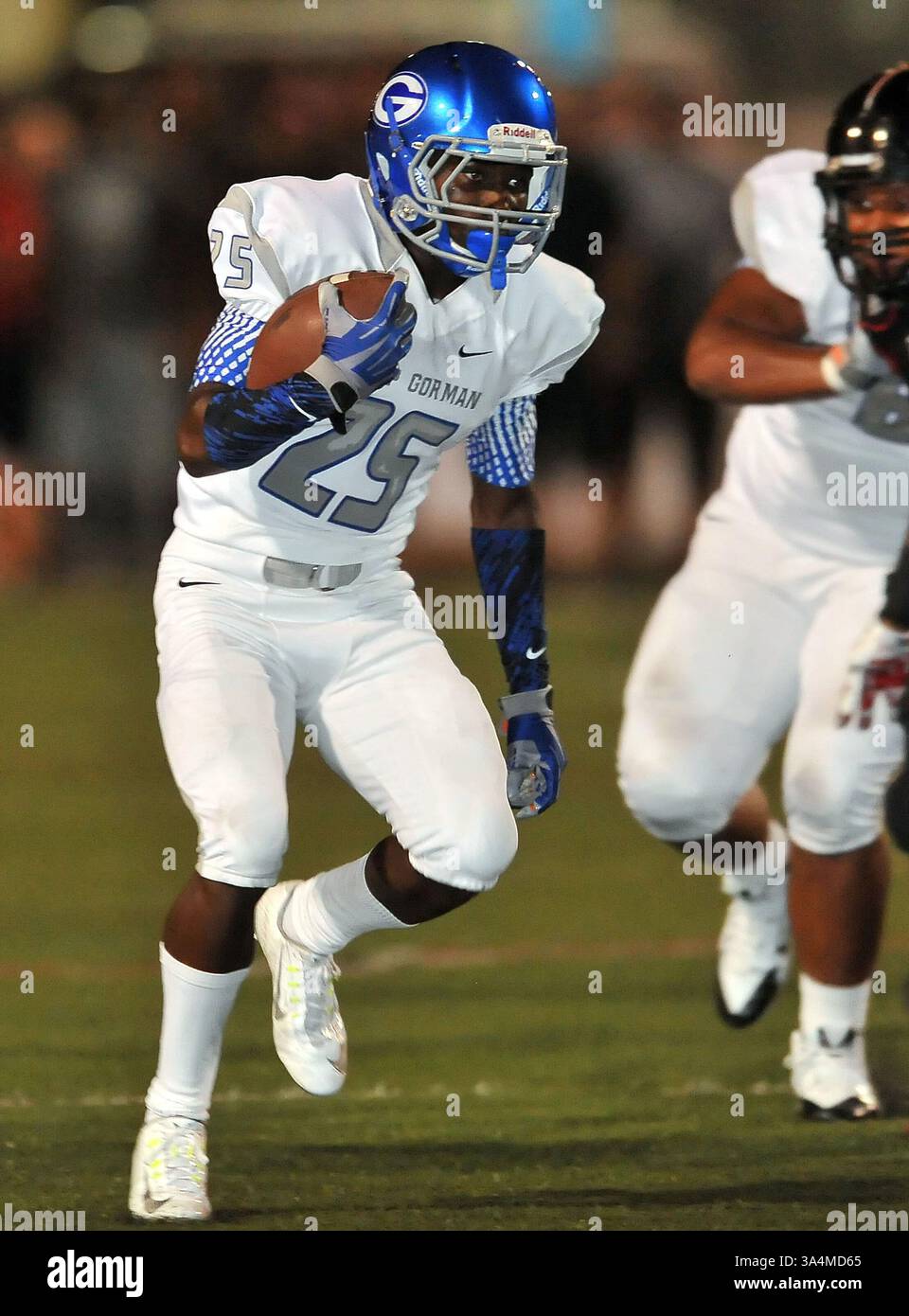 12 septembre 2014 Corona, CA. Bishop Gorman Wide Receiver Tyjon Lindsey #25.CIF-SS Prep Football Varsity Bishop Gorman v. Centennial Corona..Louis Lopez/Modern Exposure(crédit image : © Louis Lopez/Cal Sport Media/ZUMAPRESS.com) Banque D'Images