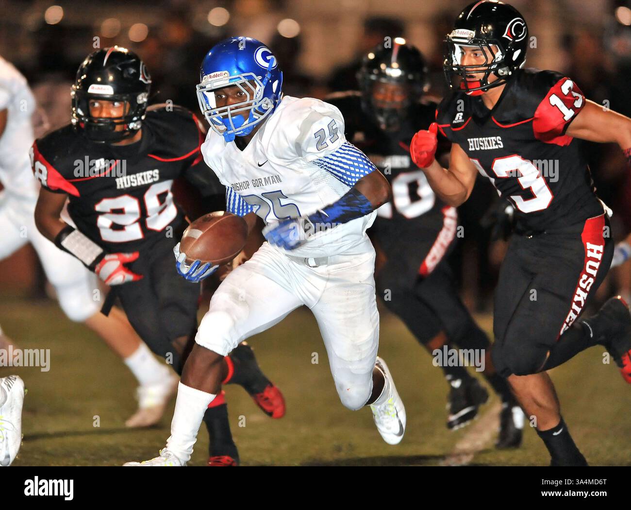 12 septembre 2014 Corona, CA. Bishop Gorman Wide Receiver Tyjon Lindsey #25.CIF-SS Prep Football Varsity Bishop Gorman v. Centennial Corona..Louis Lopez/Modern Exposure(crédit image : © Louis Lopez/Cal Sport Media/ZUMAPRESS.com) Banque D'Images