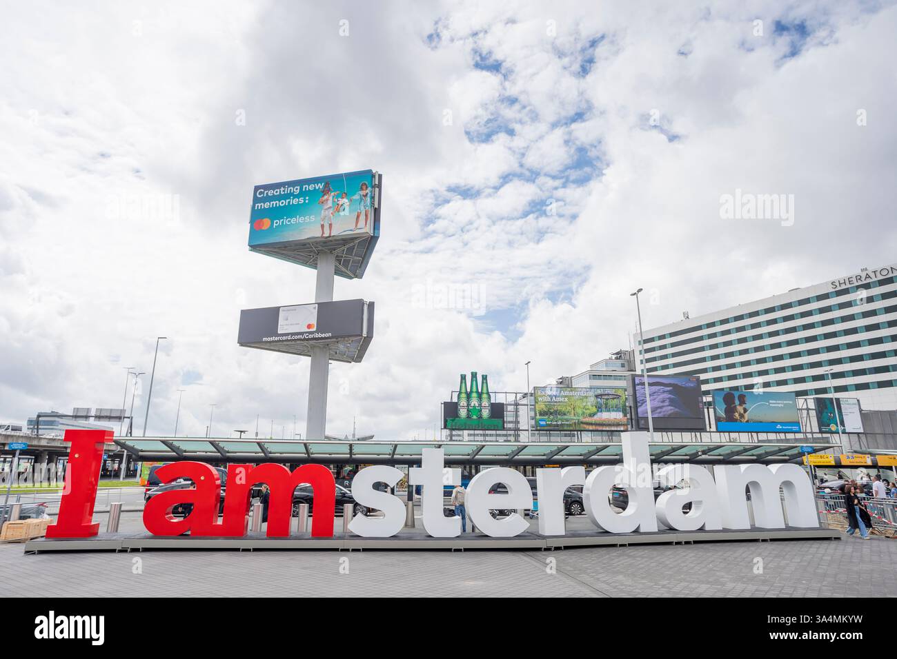 Je signe amsterdam. Banque D'Images