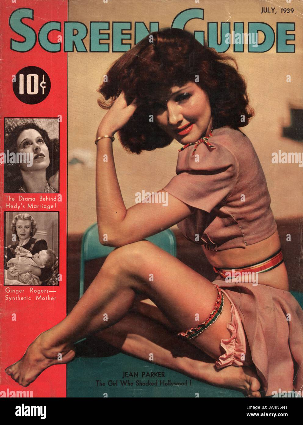 Guide d'écran 1939 actrice Jean Parker Banque D'Images