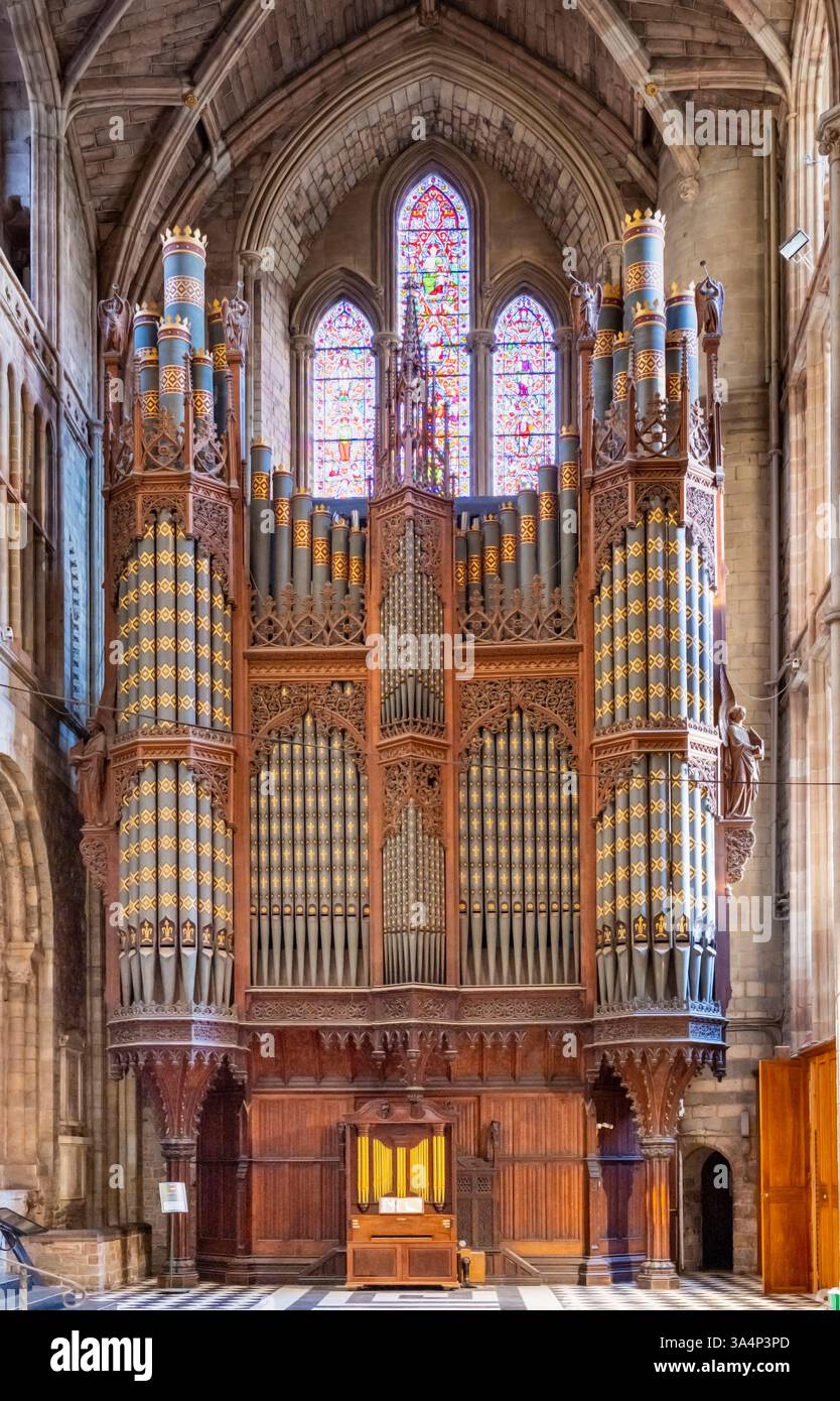 Situé dans le Trancept de la cathédrale, une structure historique, datant du XIXe siècle. Banque D'Images