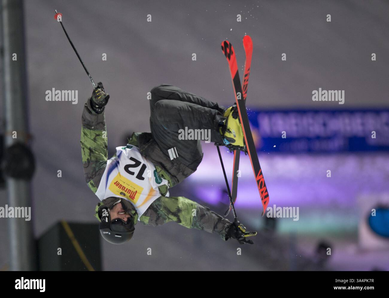 22 janvier 2015 - Kreischberg, Styrie, Autriche - Fabian Meyer, Suisse, participe à la demi-finale masculine de ski acrobatique du Championnat du monde FIS de ski acrobatique et de snowboard 2015 le 22 janvier 2015 à Kreischberg, Autriche. (Crédit image : © Christian Bruna/ZUMA Wire/ZUMAPRESS.com) Banque D'Images