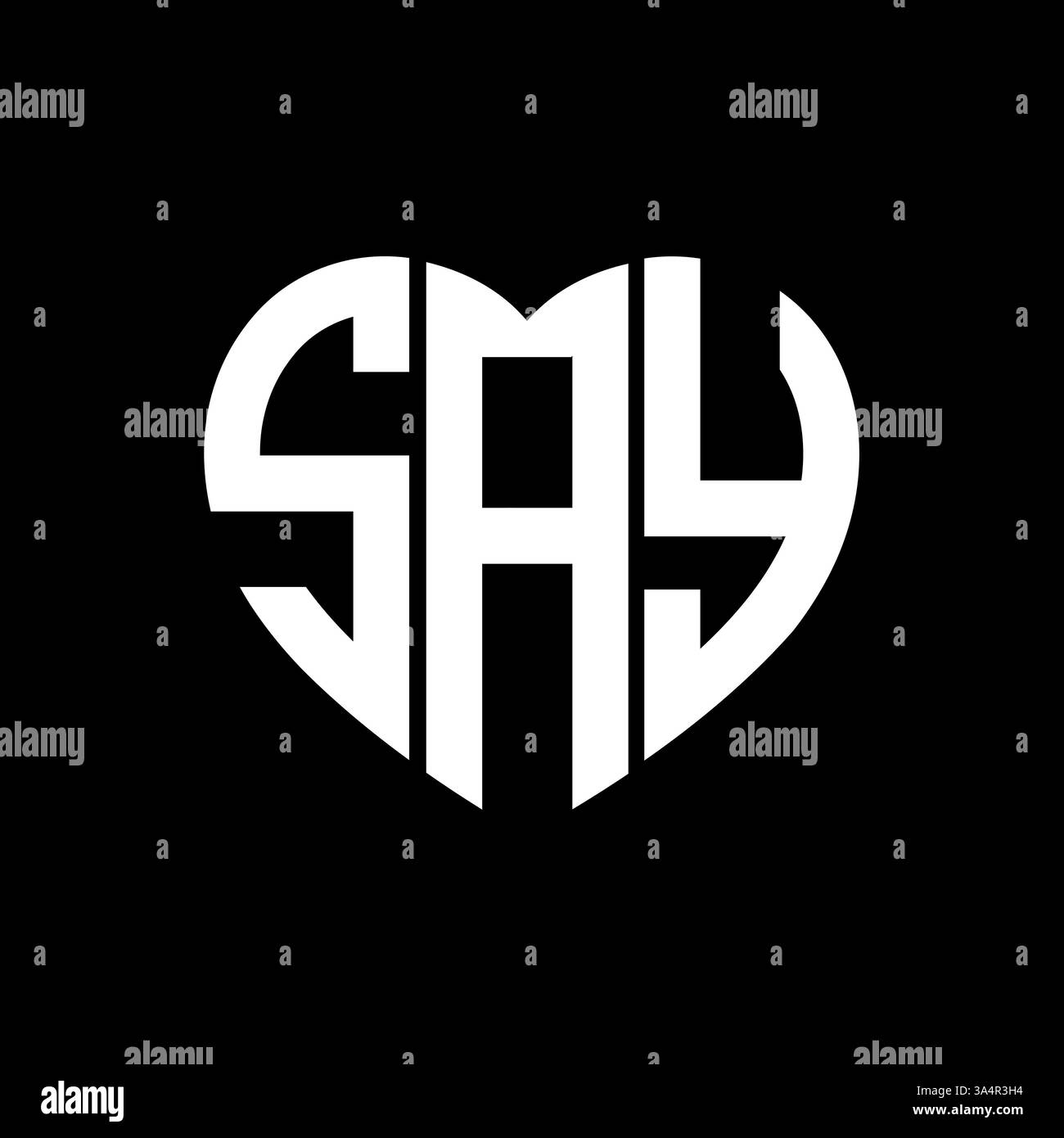 DITES unique conception de logo de lettre vectorielle abstraite abstraite et moderne. DITES logo monogramme. Illustration de Vecteur