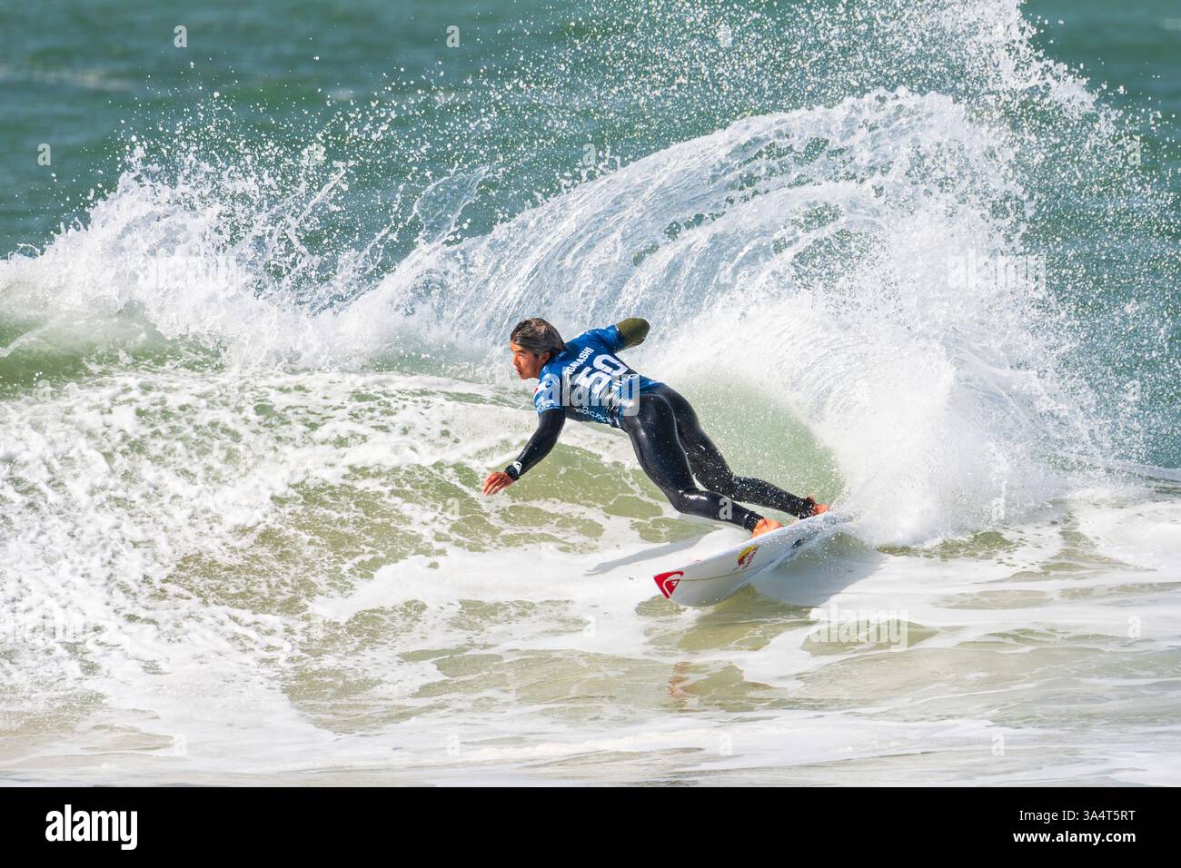 MEO Rip CURL PRO Peniche 2025 Round 32 Banque D'Images