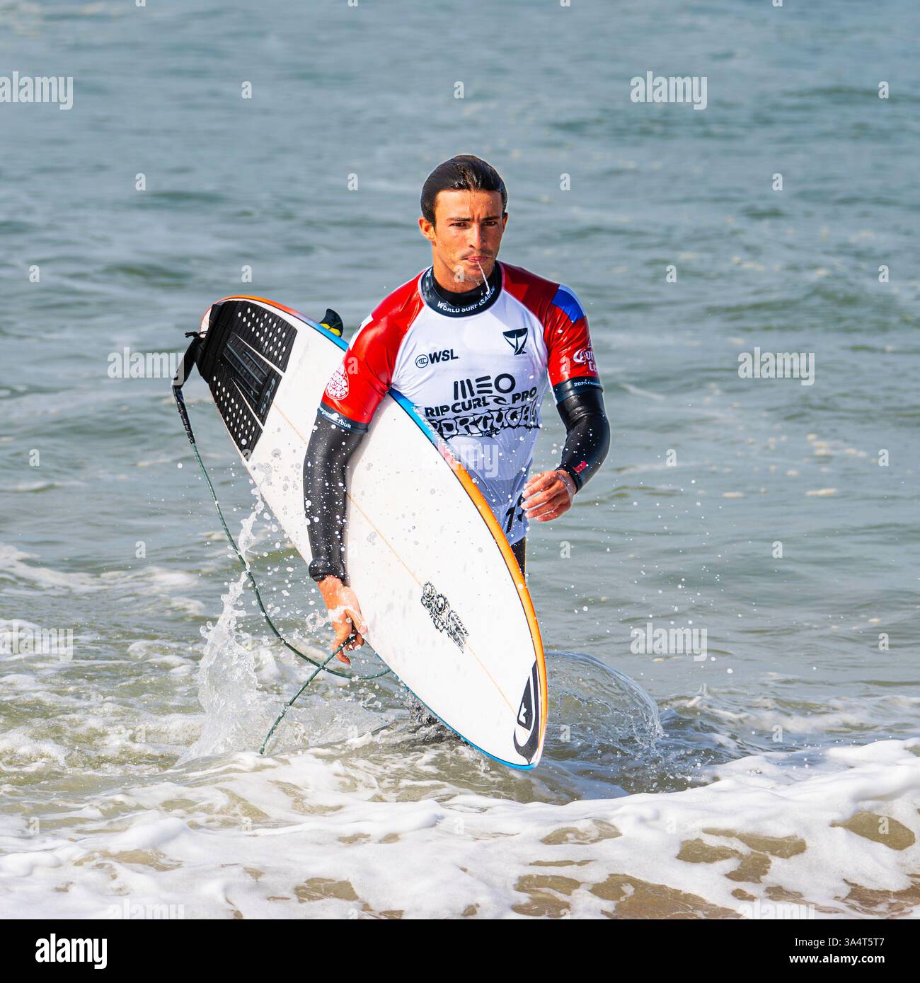 MEO Rip CURL PRO Peniche 2025 Round 32 Banque D'Images