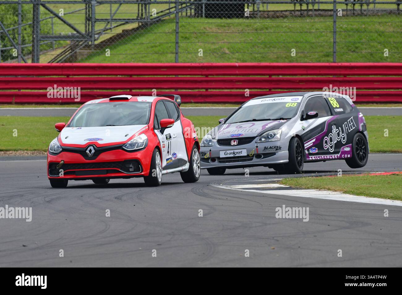 Jonathan Christie-Rundle, Darren Geeraerts, Renault Clio Cup Gen 4, Keith Townsend, Honda Civic type R EP3, Turbo Tin Tops/Co-ordSport Tin Tops & Puma Banque D'Images