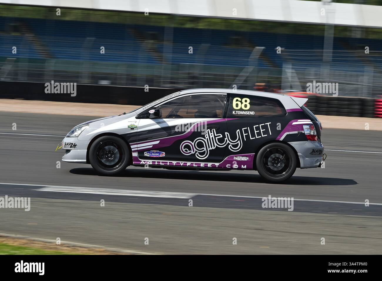 Keith Townsend, Honda Civic type R EP3, Turbo Tin Tops/Co-ordSport Tin Tops & Puma Cup, une course de quarante minutes avec l'option d'un deuxième pilote, split Banque D'Images