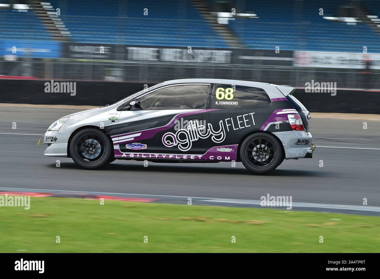 Keith Townsend, Honda Civic type R EP3, Turbo Tin Tops/Co-ordSport Tin Tops & Puma Cup, une course de quarante minutes avec l'option d'un deuxième pilote, split Banque D'Images