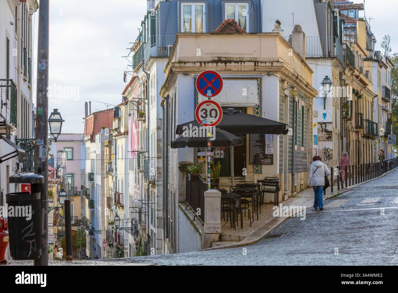 Rues de Lisbonne Banque D'Images