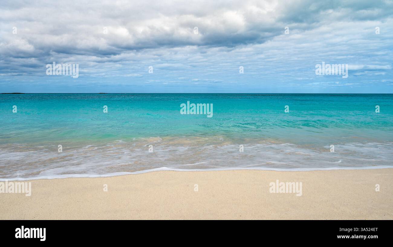 Plage tropicale à Bimini, Bahamas Banque D'Images