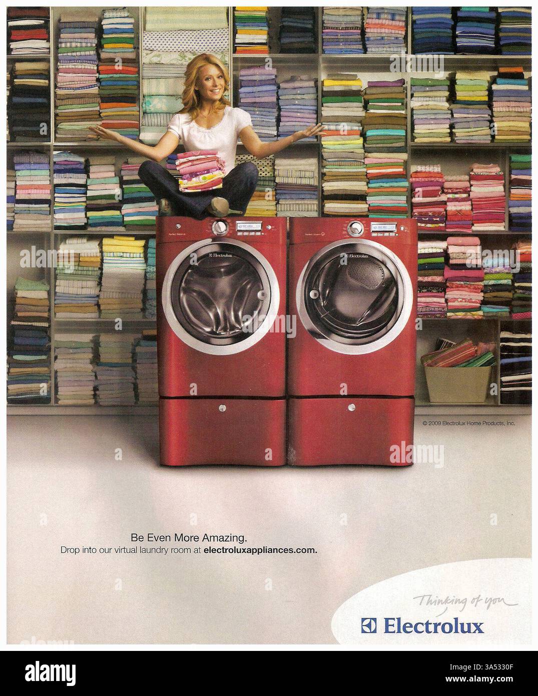 2010 Kelly Ripa pour l'annonce Electrolux machine à laver Banque D'Images