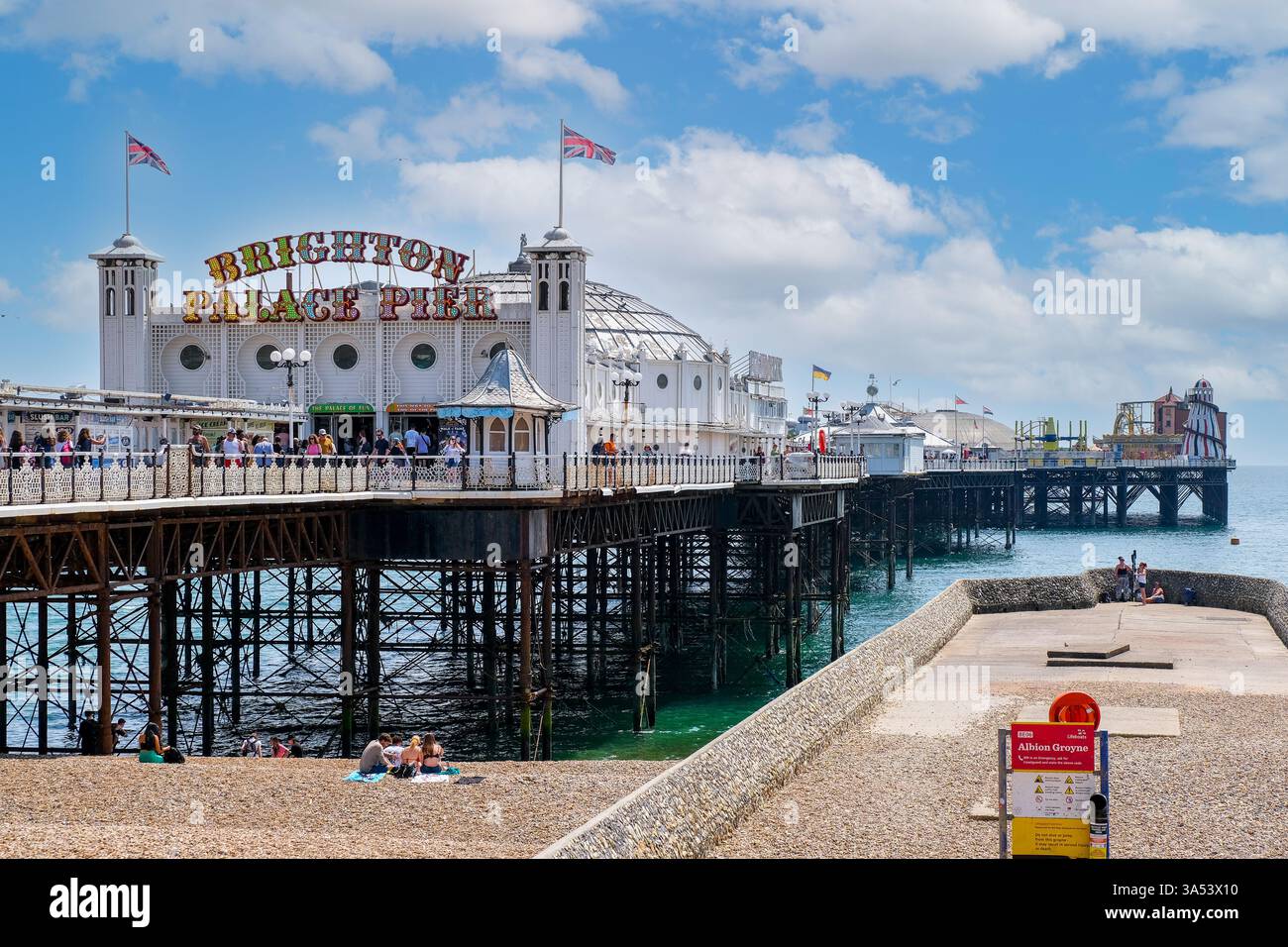 Brighton Palace Pier Banque D'Images