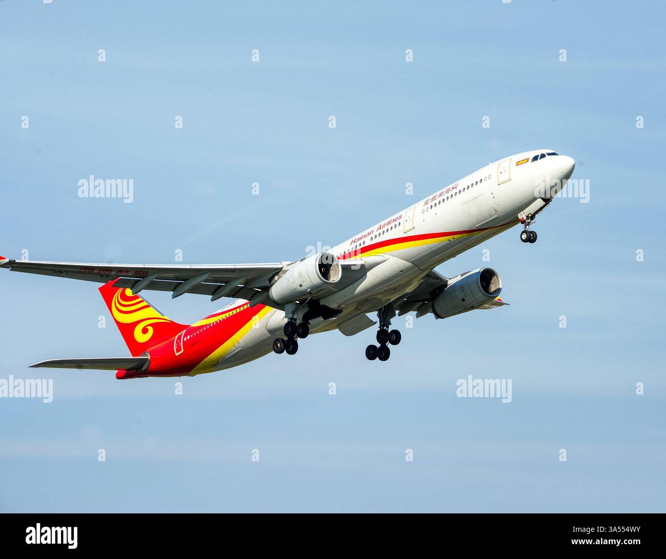 avion hainan Banque D'Images
