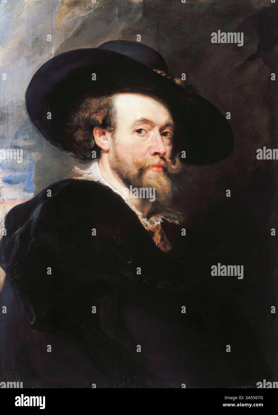 Peter Paul Rubens (1577-1640), Autoportrait du peintre baroque flamand à l'huile sur panneau, 1623 Banque D'Images