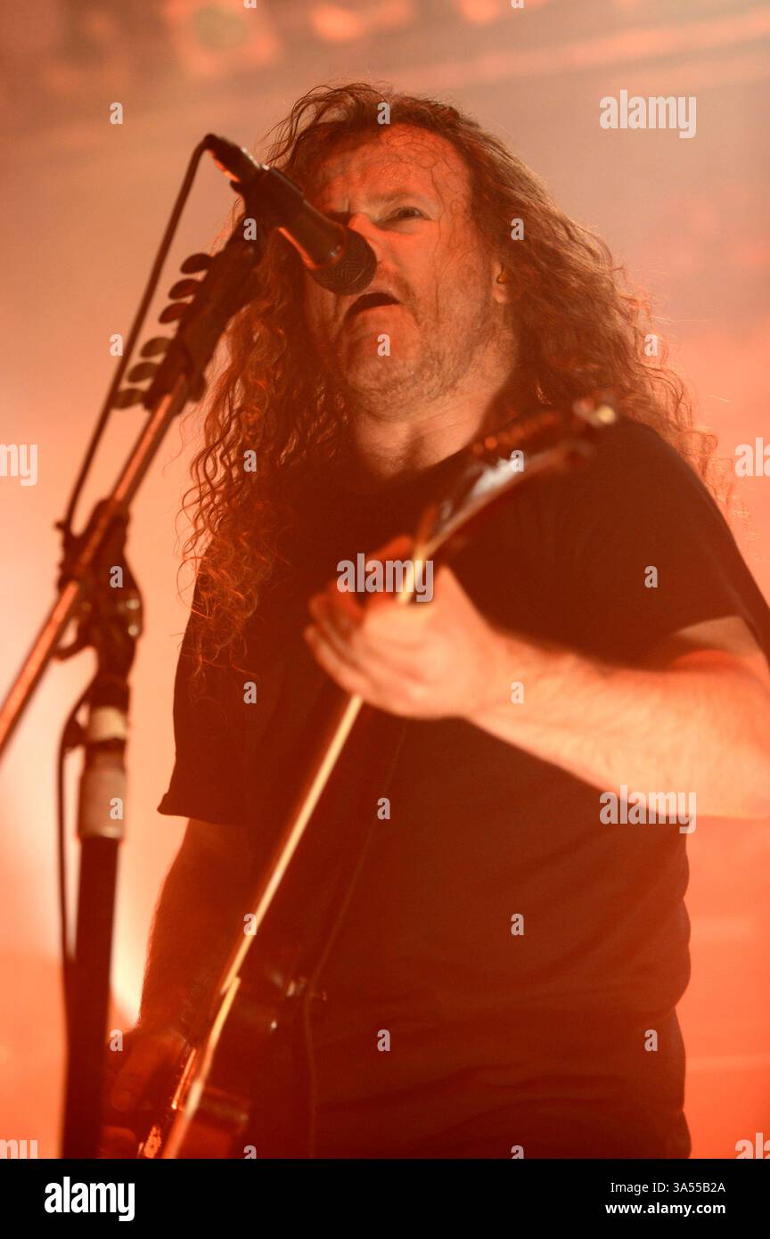 Brett Tyrell von Airbourne live BEI einem Konzert im Capitol. Hannover, 20.03.2025 *** Brett Tyrell d'Airbourne en concert au Capitole de Hannover, 20 03 2025 Foto :XR.xKeuntjex/xFuturexImagex airbourne 5306 Banque D'Images