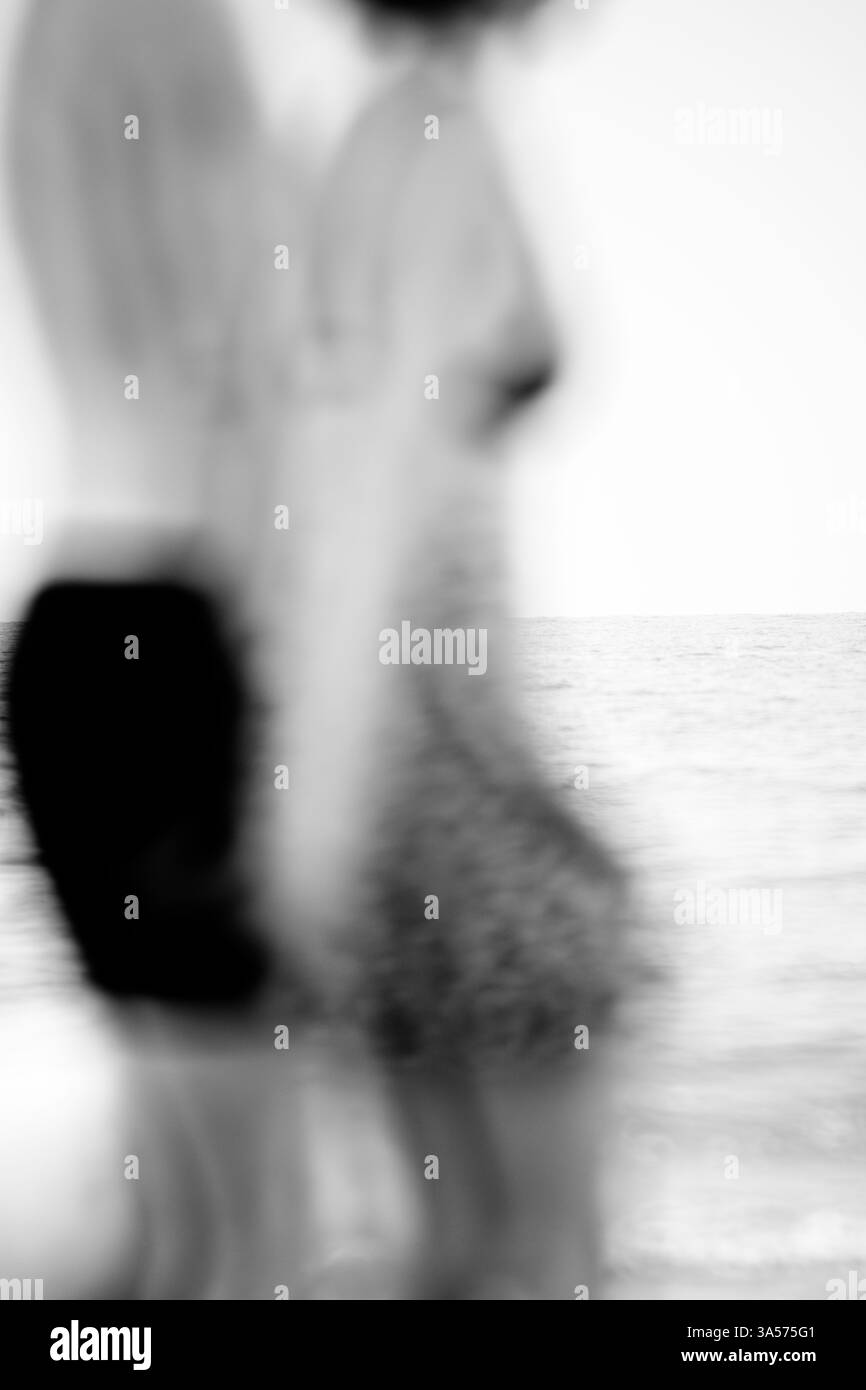 Couple en maillot de bain Banque D'Images