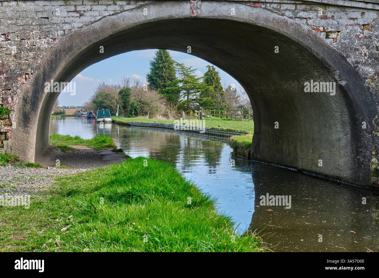 Pont 48 sur le canal de Llangollen près de Bettisfield, Wrexham, pays de Galles Banque D'Images