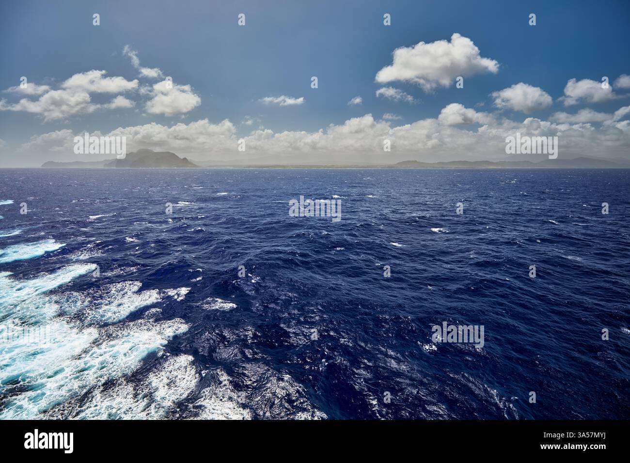 Réveillez-vous de l'Ocean Liner Banque D'Images