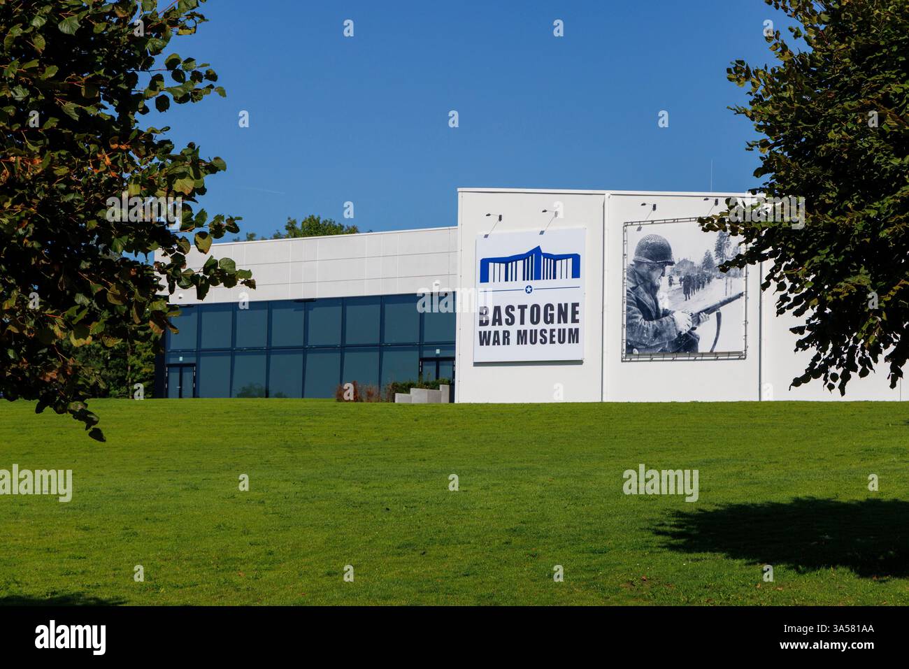 Musée de la guerre, Bastogne, Belgique Banque D'Images