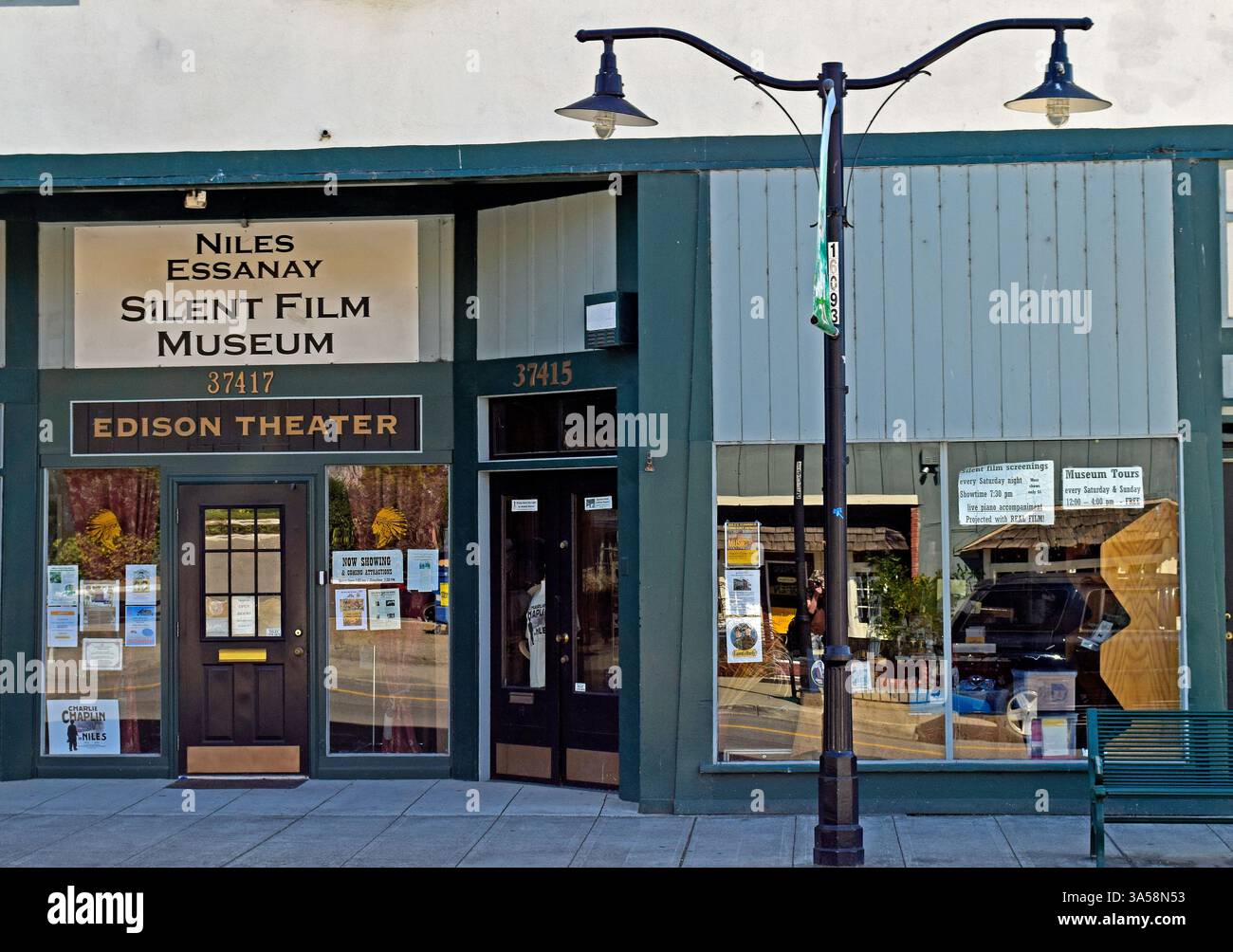 Niles Essanay Silent film Museum dans le quartier historique de Niles à Fremont, Californie Banque D'Images