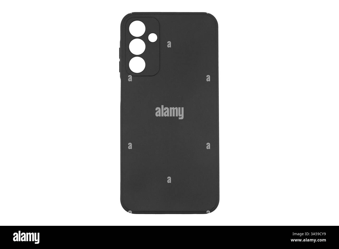 Cas de téléphone portable isolé sur fond blanc. Étui de téléphone intelligent isolé. Étui en silicone bleu pour smartphone ou téléphone avec découpes pour l'appareil photo. Banque D'Images Cas de téléphone portable isolé sur fond blanc. Étui de téléphone intelligent isolé. Étui en silicone bleu pour smartphone ou téléphone avec découpes pour l'appareil photo. Banque D'Images