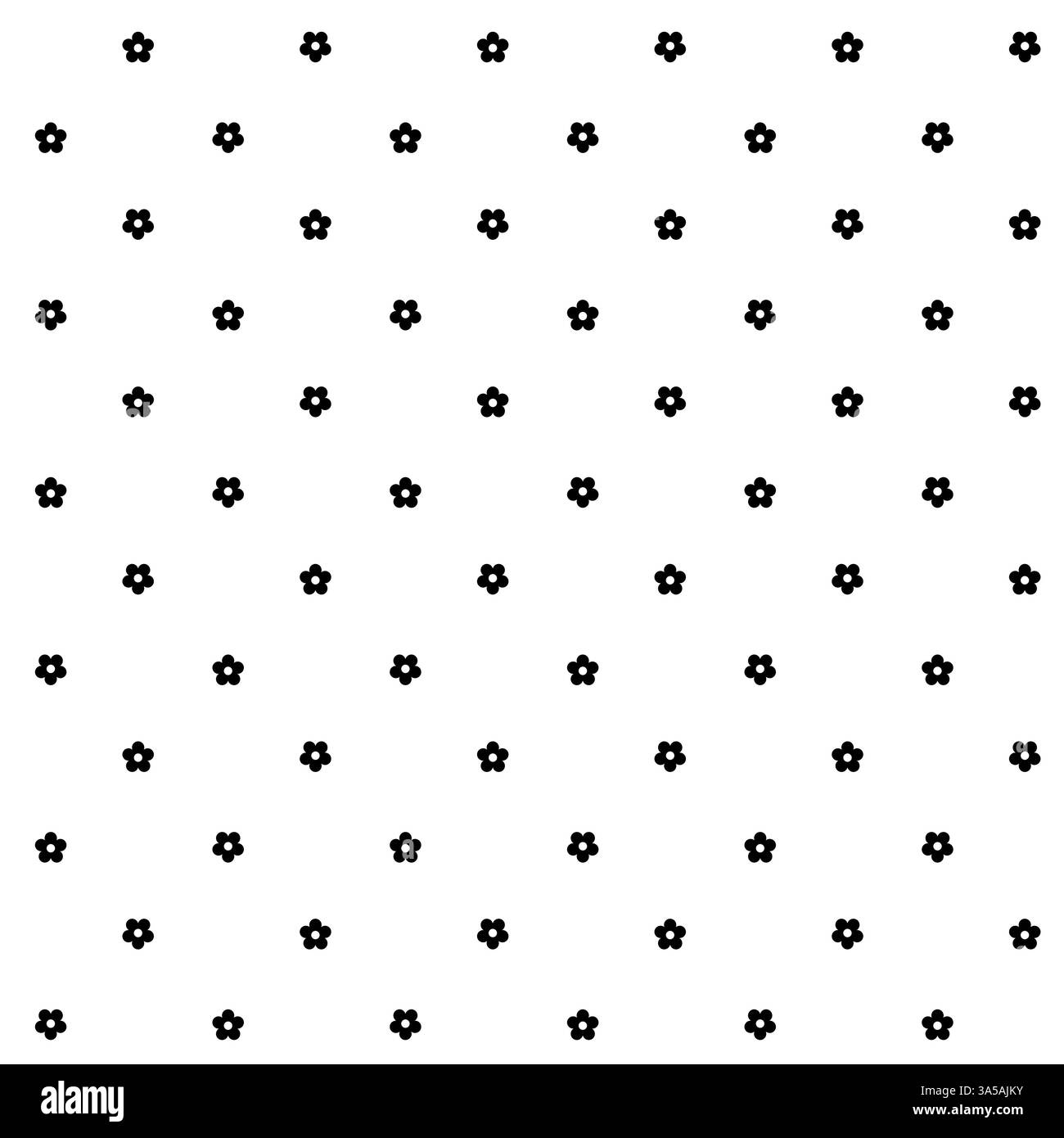 Fond de fleur en relief noir sans couture Illustration de Vecteur