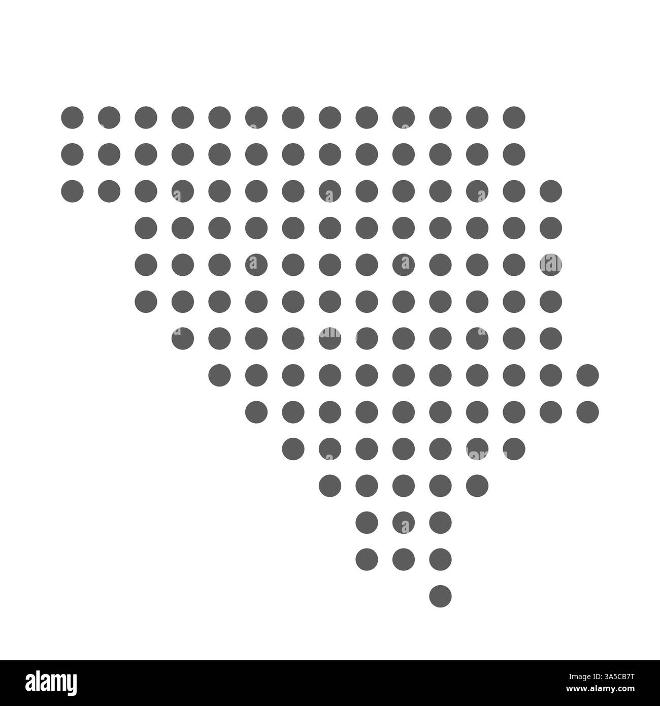 Carte vectorielle en pointillés de Bosnie isolé sur fond blanc, facile à éditer. Illustration de Vecteur Carte vectorielle en pointillés de Bosnie isolé sur fond blanc, facile à éditer. Illustration de Vecteur