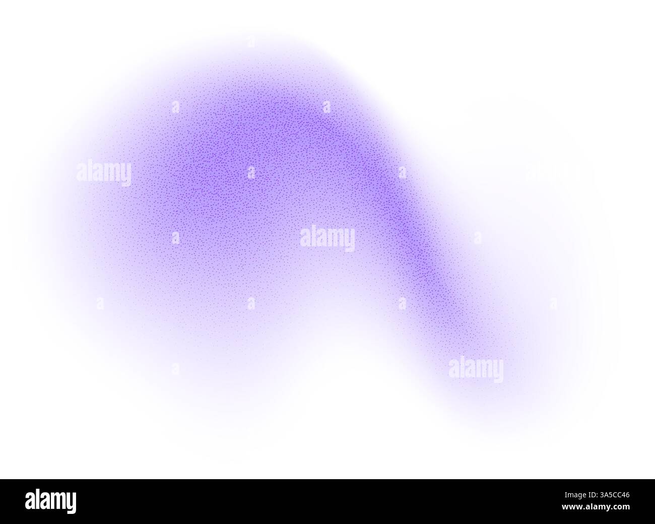 Forme de dégradé abstrait avec bruit, gradation de couleur granuleuse floue violette, élément de design vibrant. Illustration de Vecteur