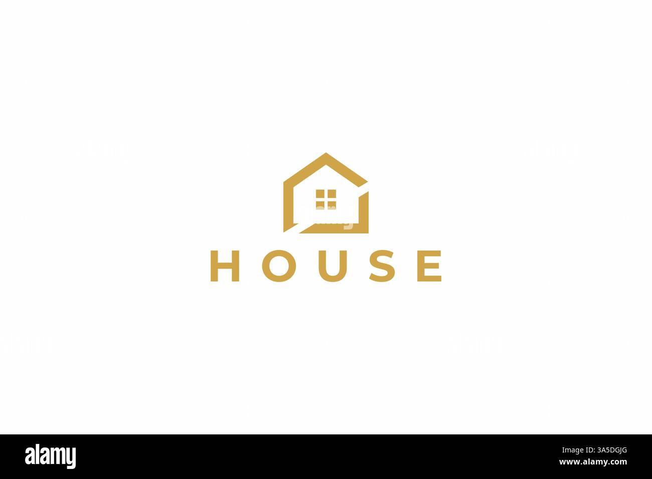 Simply House logo Développeur Property architecture Home minimalist Illustration de Vecteur