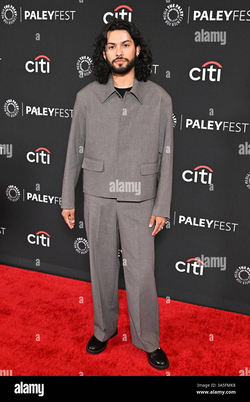 Xolo Mariduena beim screening der Neflix Serie Cobra Kai auf dem 42. Paleyfest 2025 im Dolby Theatre. Los Angeles, 22.03.2025 *** Xolo Mariduena à la projection de la série Cobra Kai de Neflix au 42 Paleyfest 2025 au Dolby Theatre Los Angeles, 22 03 2025 Foto :xD.xStarbuckx/xFuturexImagex cobra 5306 Banque D'Images