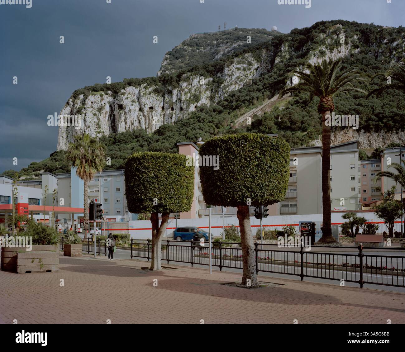 Copyright 2025 John Angerson L'opération Flavius a eu lieu à Gibraltar le 6 mars 1988, près de la station-service Shell sur Winston Churchill Avenue, a Banque D'Images