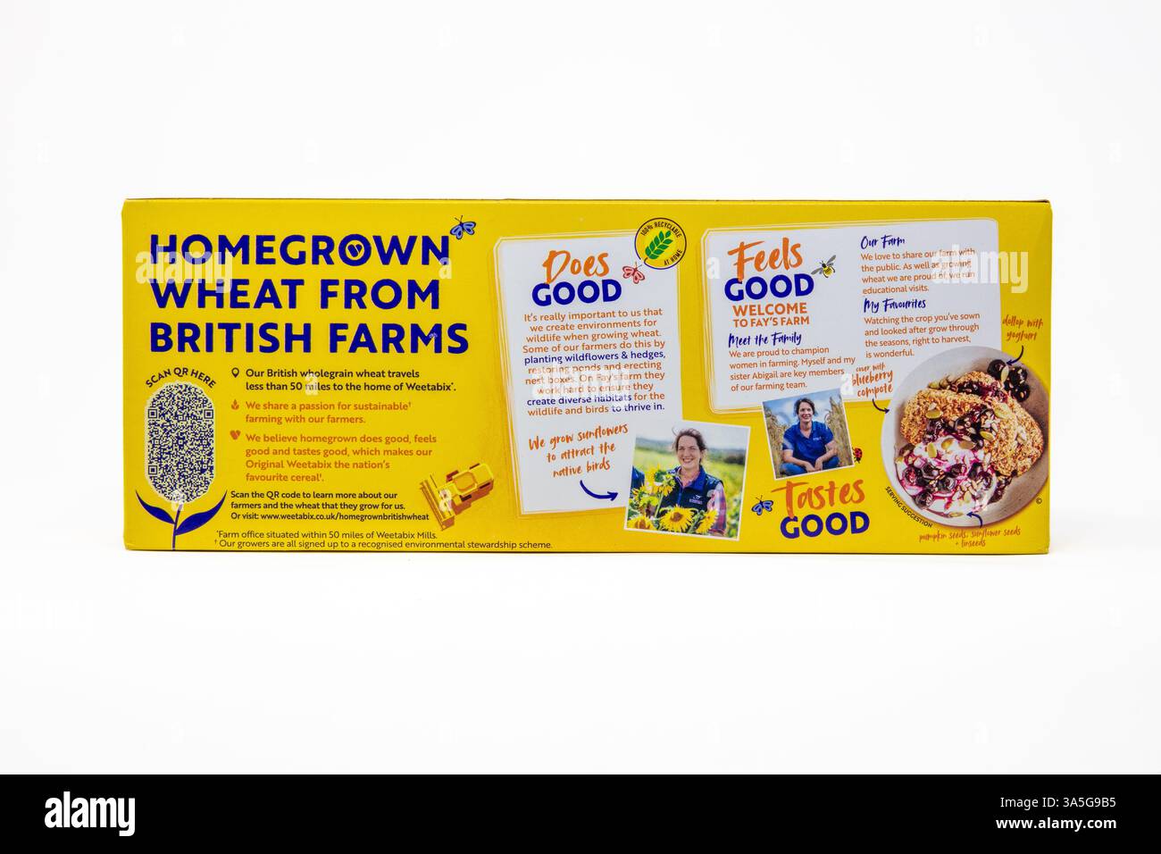 Paquet de 12 céréales Weetabix Banque D'Images